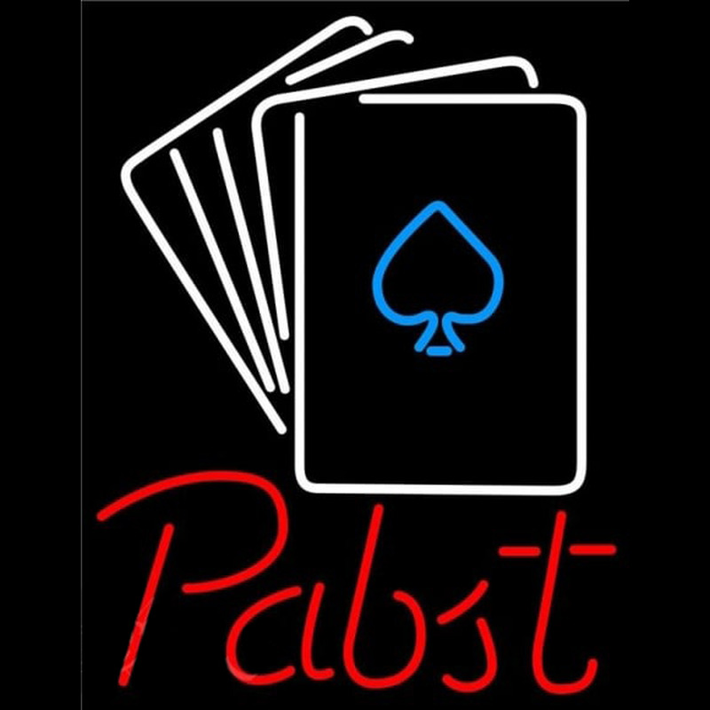 Custom Pabst Cards Beer Sign Neon Sign USA