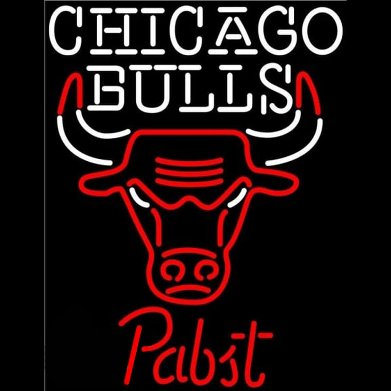 Custom Pabst Chicago Bulls NBA Beer Sign Neon Sign USA