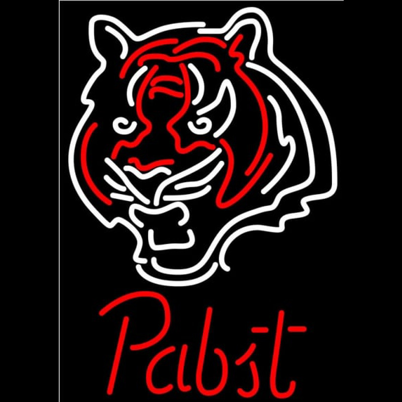 Custom Pabst Cincinnati Bengals NFL Beer Neon Sign Neon Sign USA