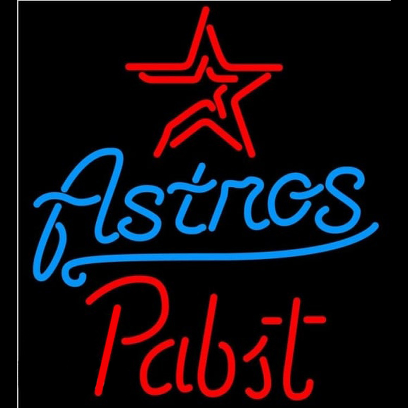 Custom Pabst Houston Astros MLB Beer Sign Neon Sign USA