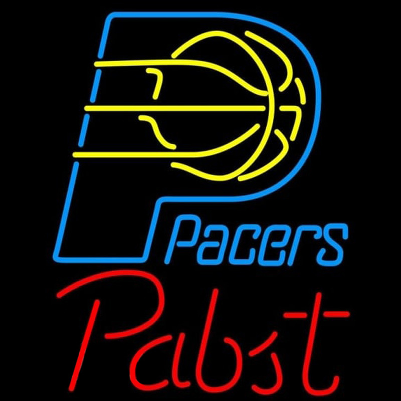 Custom Pabst Indiana Pacers NBA Beer Sign Neon Sign USA