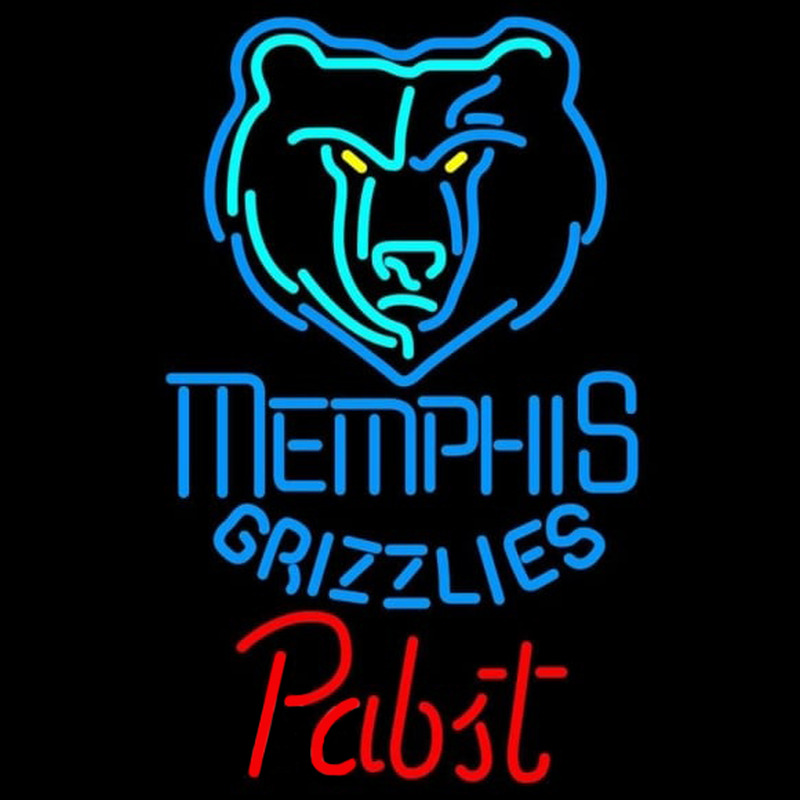 Custom Pabst Memphis Grizzlies NBA Beer Sign Neon Sign USA