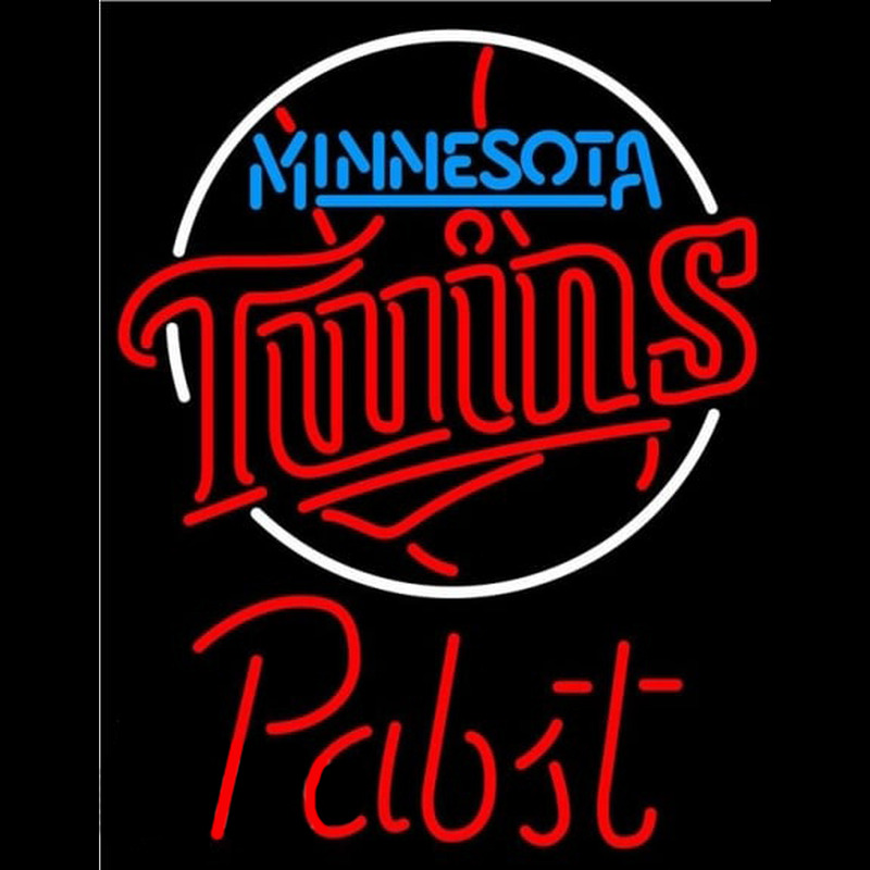 Custom Pabst Minnesota Twins MLB Beer Sign Neon Sign USA