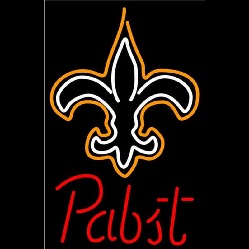 Custom Pabst New Orleans Saints NFL Beer Neon Sign Neon Sign USA