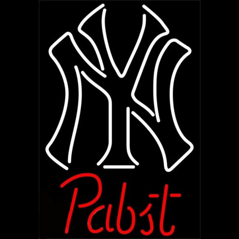 Custom Pabst New York Yankees MLB Beer Sign Neon Sign USA