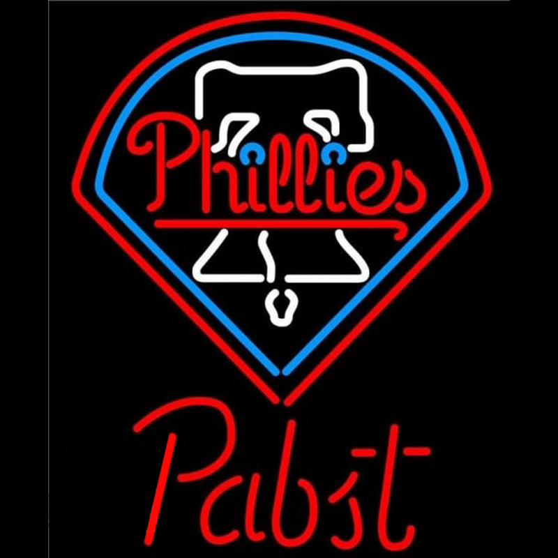 Custom Pabst Philadelphia Phillies MLB Beer Sign Neon Sign USA