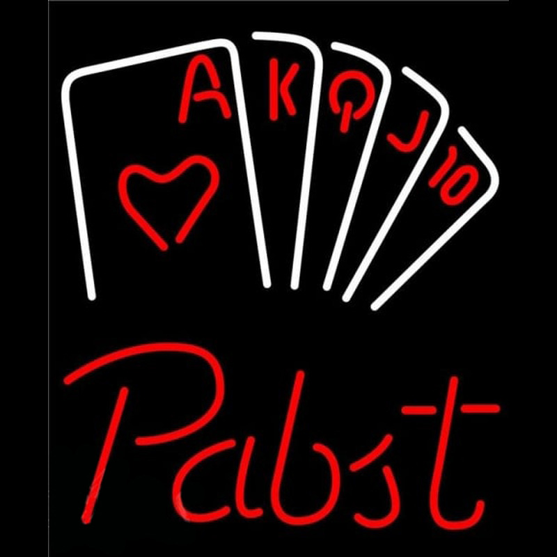 Custom Pabst Poker Series Beer Sign Neon Sign USA