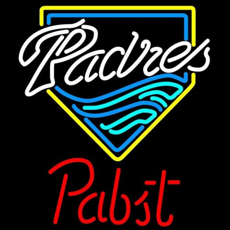 Custom Pabst San Diego Padres MLB Beer Sign Neon Sign USA