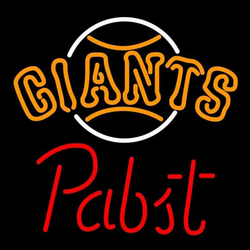 Custom Pabst San Francisco Giants MLB Beer Sign Neon Sign USA