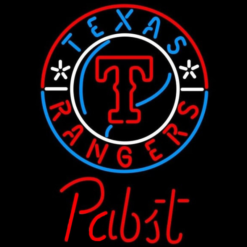 Custom Pabst Texas Rangers MLB Beer Sign Neon Sign USA