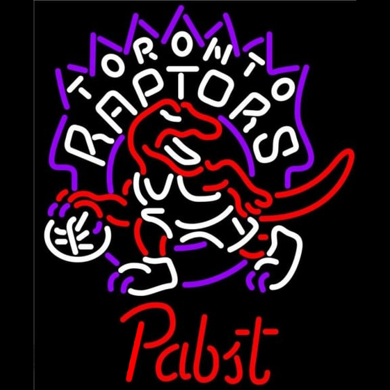 Custom Pabst Toronto Raptors NBA Beer Sign Neon Sign USA