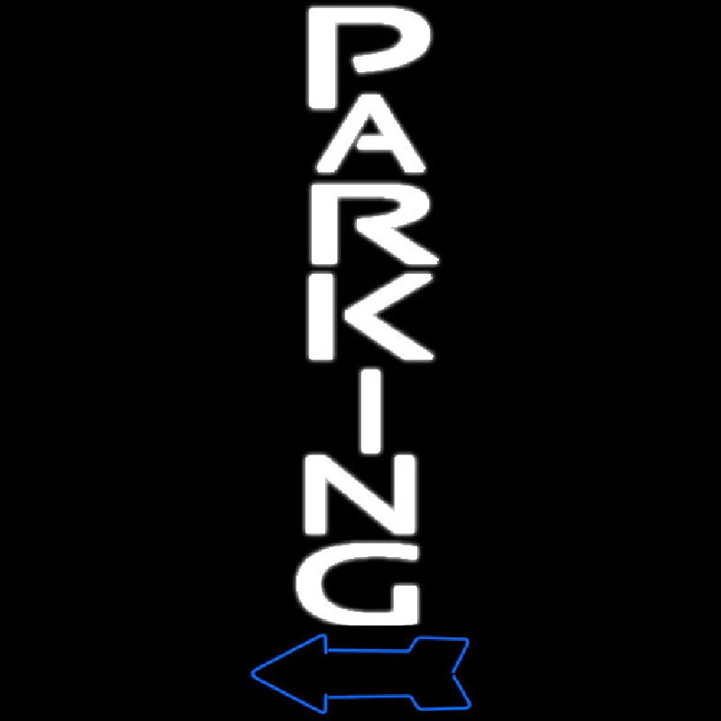 Custom Parking With Down Arrow Neon Sign USA