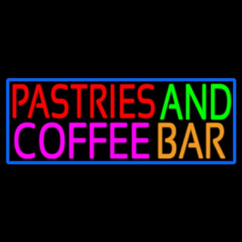 Custom Pastries N Coffee Bar Neon Sign USA