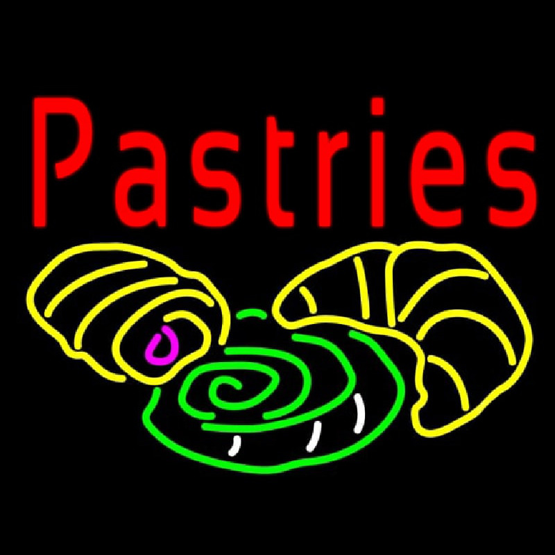 Custom Pastries Neon Sign USA