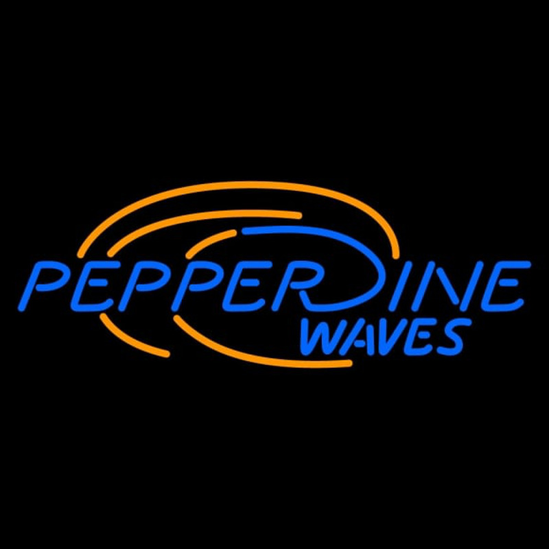 Custom Pepperdine Waves Alternate Pres Logo NCAA Neon Sign Neon Sign USA