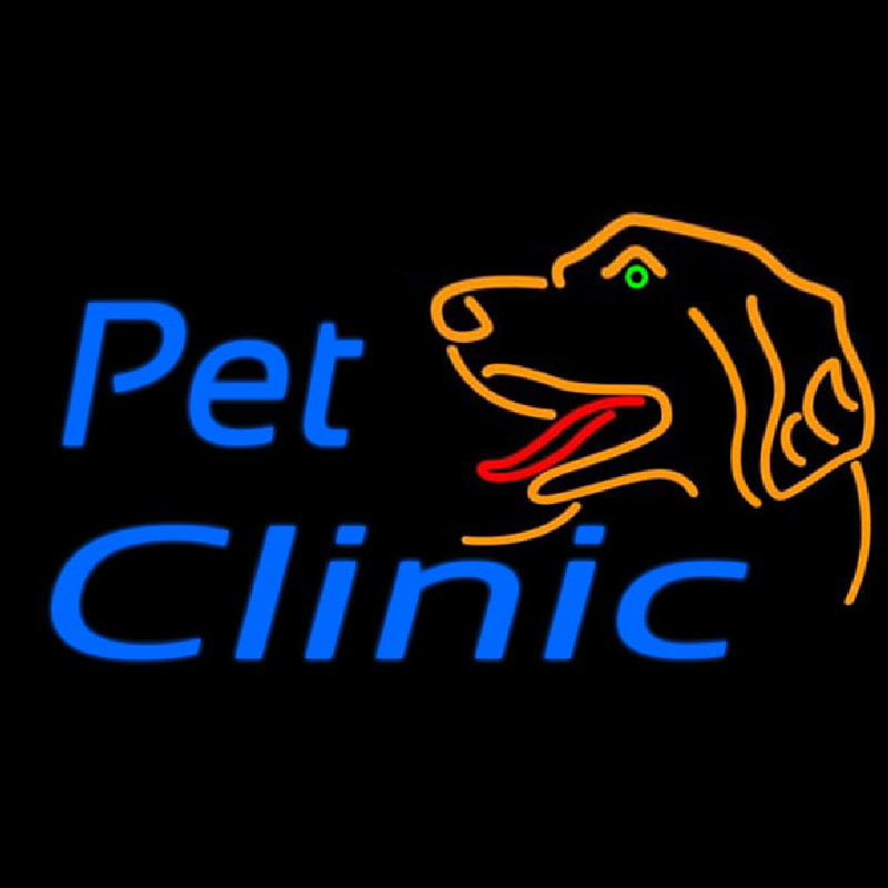 Custom Pet Clinic And Care Neon Sign USA