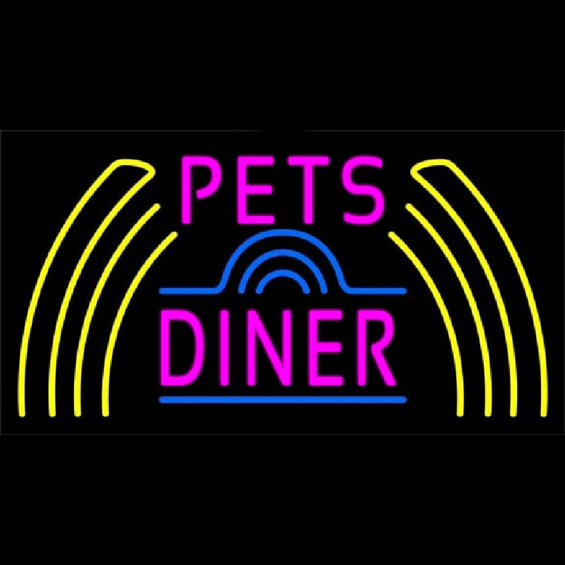Custom Pet Diner 1 Neon Sign USA