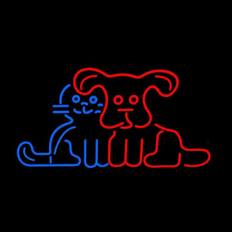 Custom Pet Dog Logo Neon Sign USA