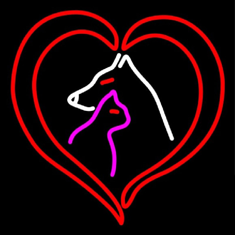 Custom Pet Lovers Neon Sign USA