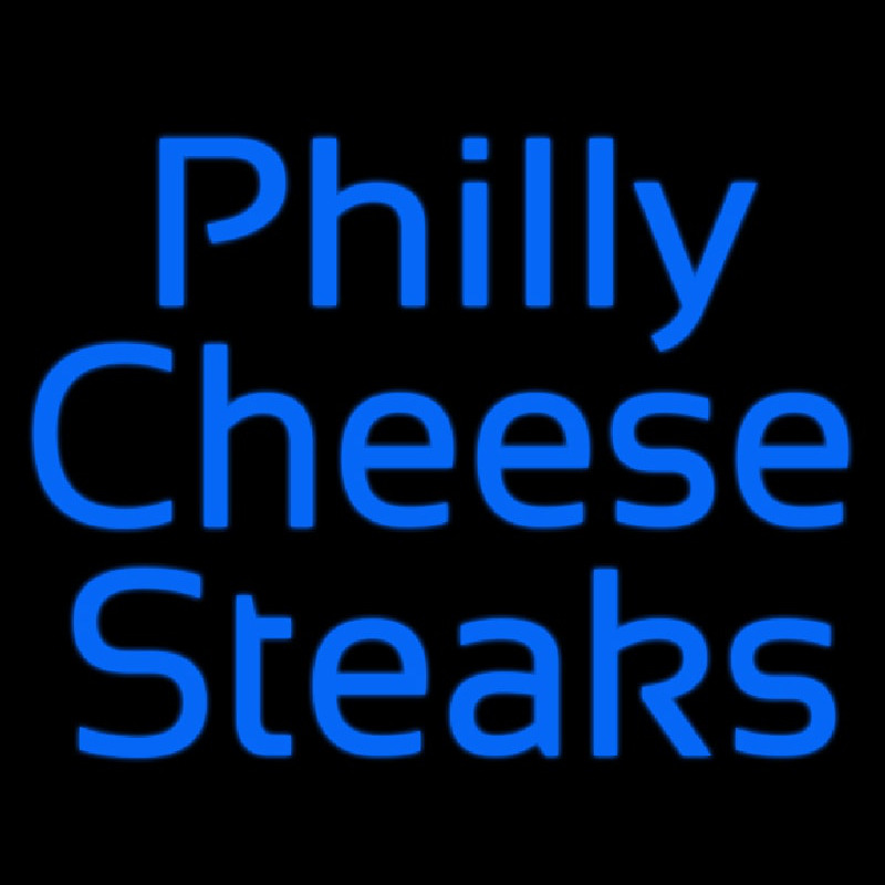 Custom Philly Cheese Steaks Neon Sign USA