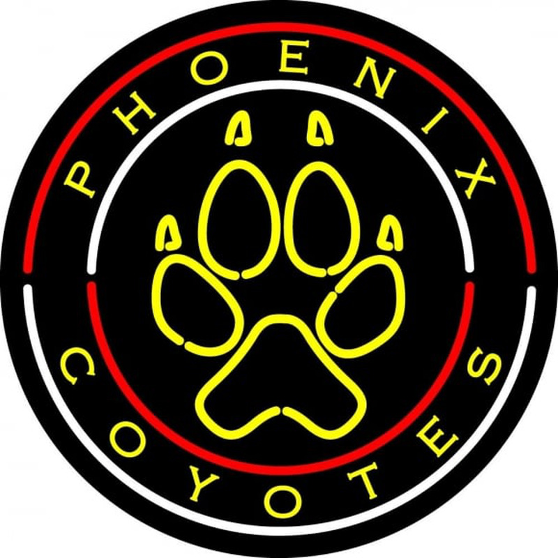 Custom Phoenix Coyotes Alternate 2008 09 Pres Logo NHL Neon Sign USA