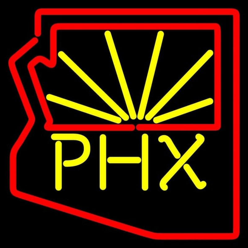 Custom Phoenix Coyotes Secondary 2003 04 Pres Logo NHL Neon Sign USA