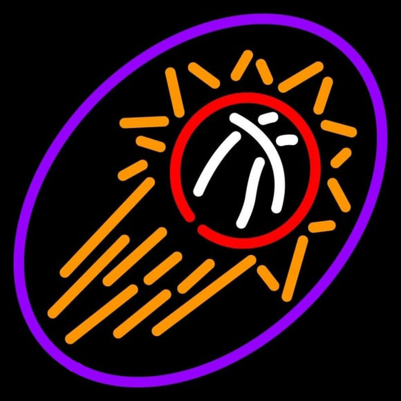 Custom Phoenix Suns Alternate 2000 01 2012 13 Pres Logo NBA Neon Sign USA