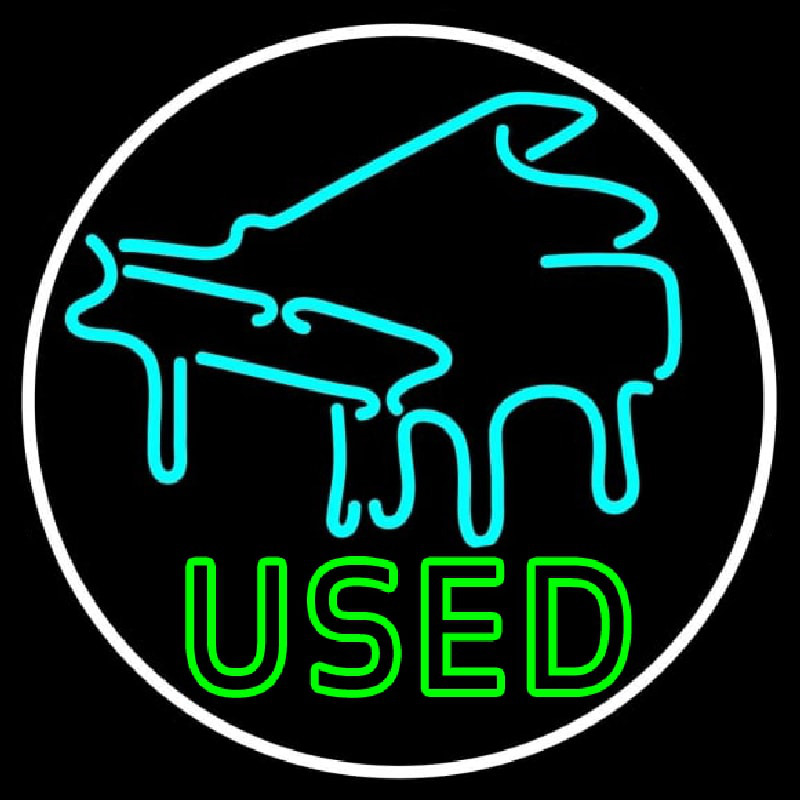 Custom Piano Used Neon Sign USA