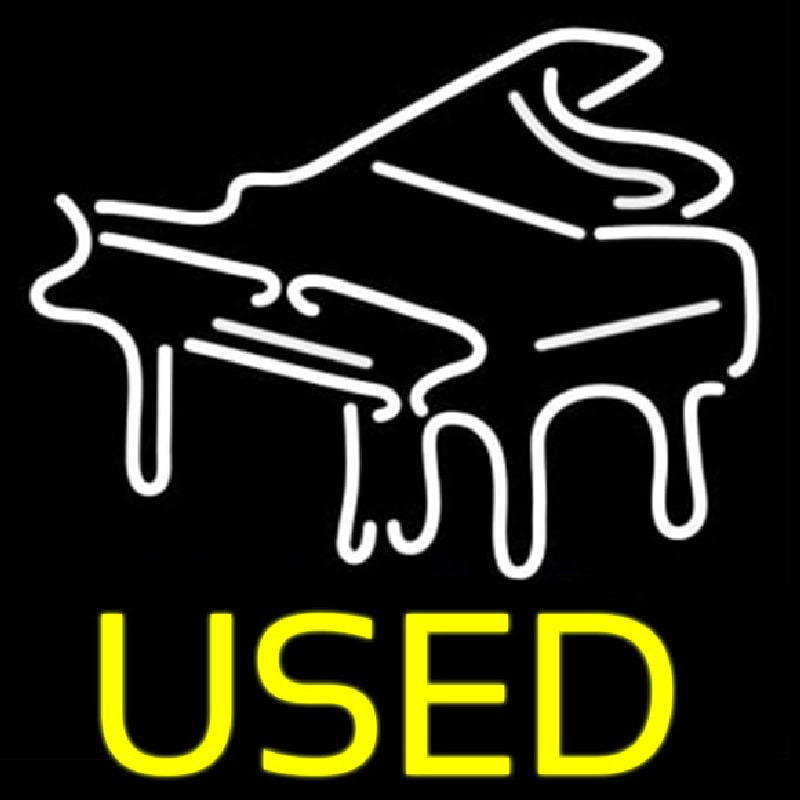 Custom Piano Used Neon Sign USA