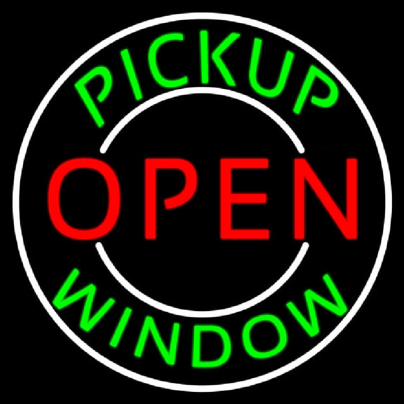 Custom Pickup Open Window Neon Sign USA
