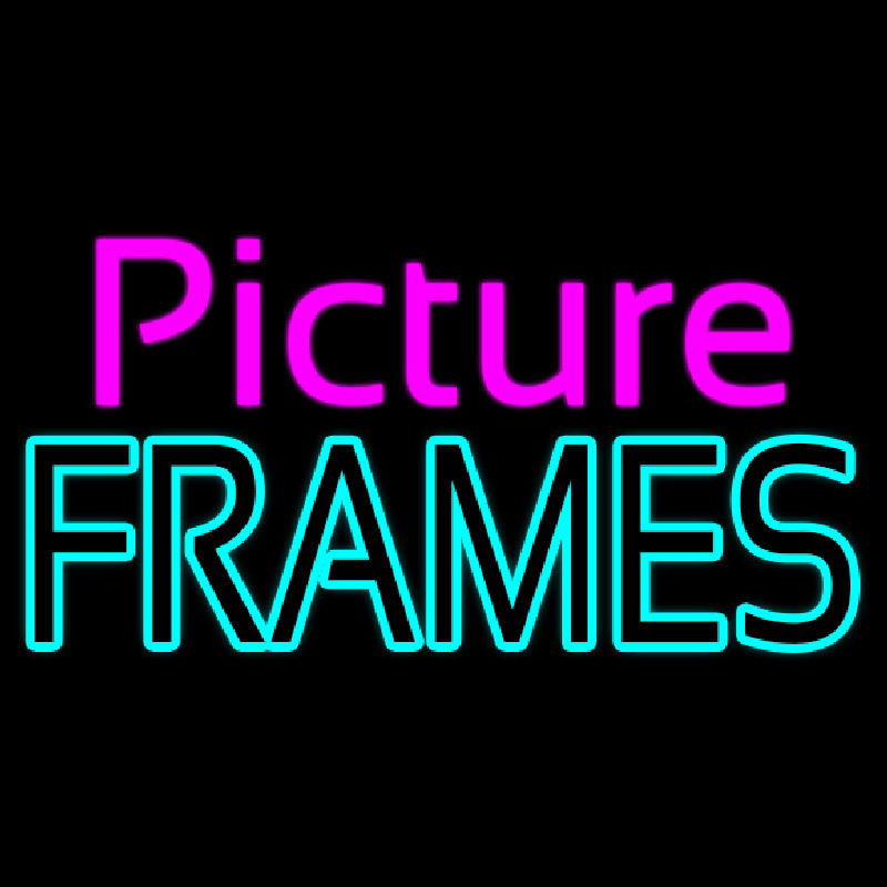 Custom Picture Frames 1 Neon Sign USA