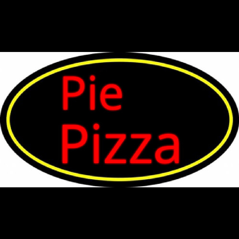 Custom Pie Pizza Neon Sign USA