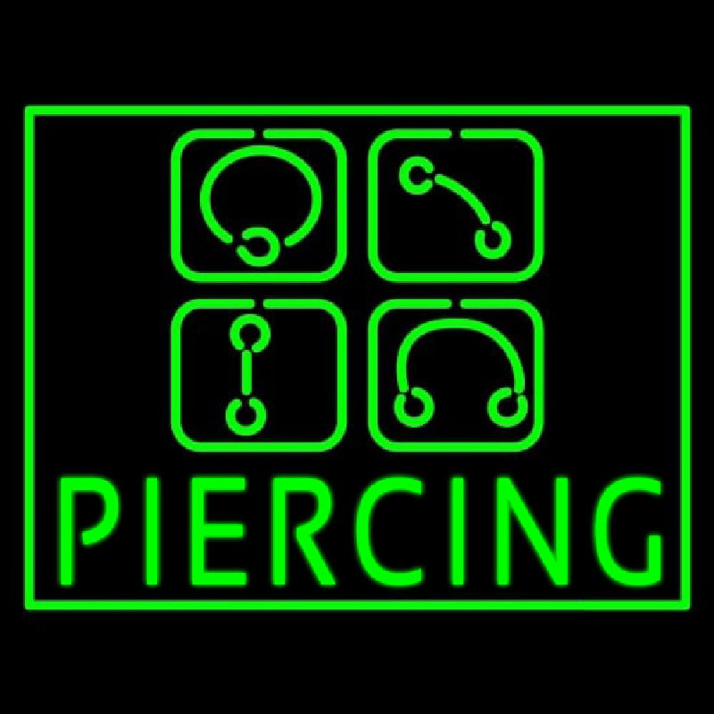 Custom Piercing Neon Sign USA