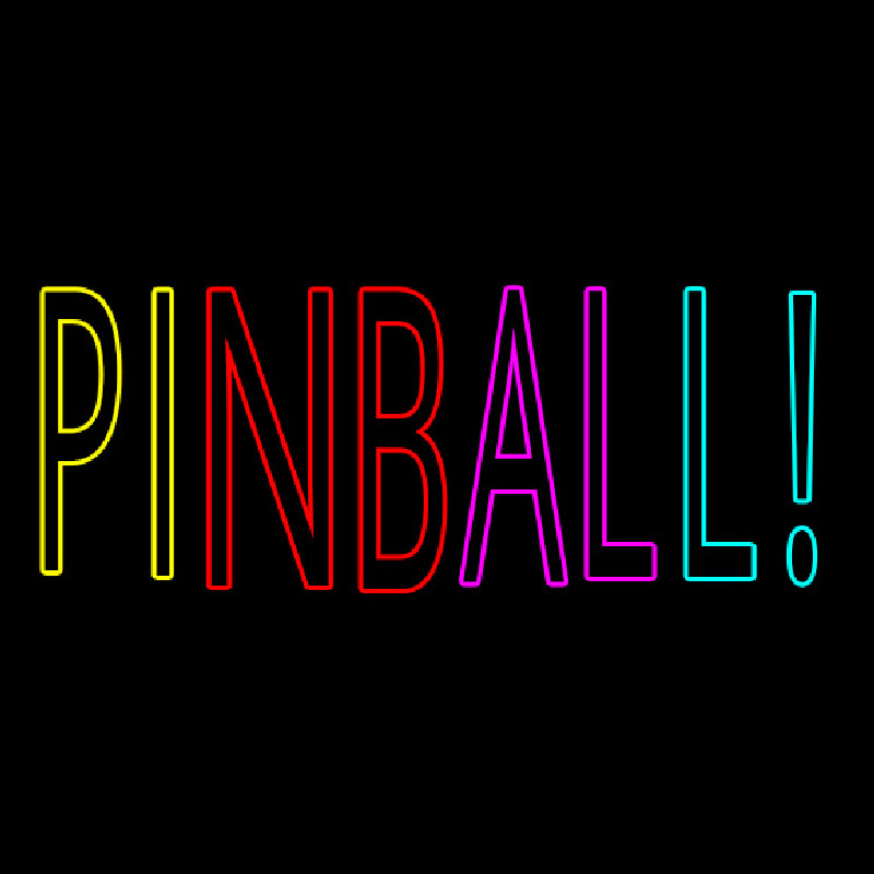 Custom Pinball 2 Neon Sign USA