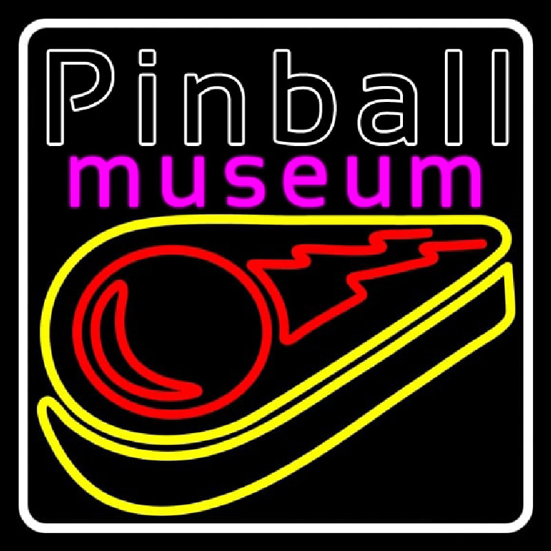Custom Pinball Museum 1 Neon Sign USA