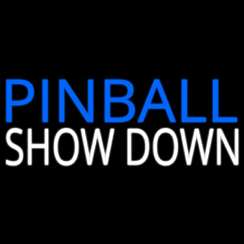 Custom Pinball Showdown 1 Neon Sign USA