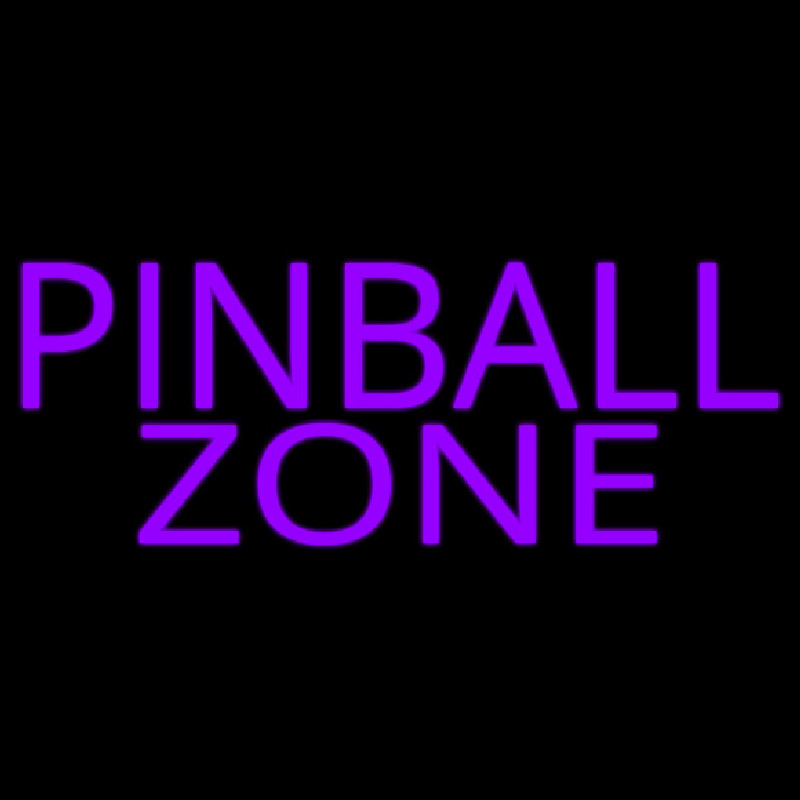 Custom Pinball Zone 3 Neon Sign USA