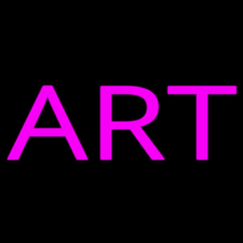 Custom Pink Art Neon Sign USA