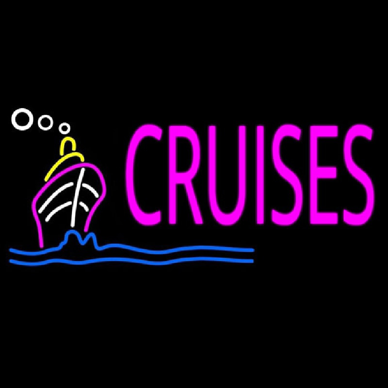 Custom Pink Cruises Neon Sign USA