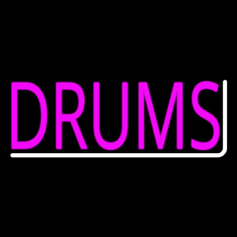 Custom Pink Drums 2 Neon Sign USA