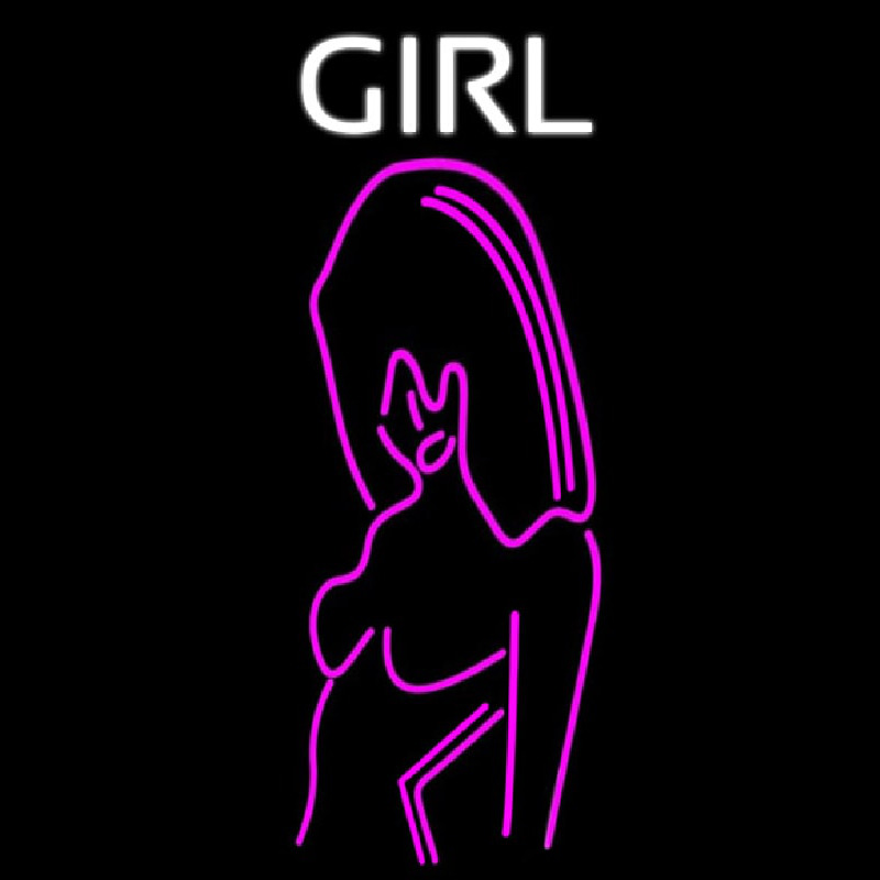 Custom Pink Girl Strip Club Neon Sign USA