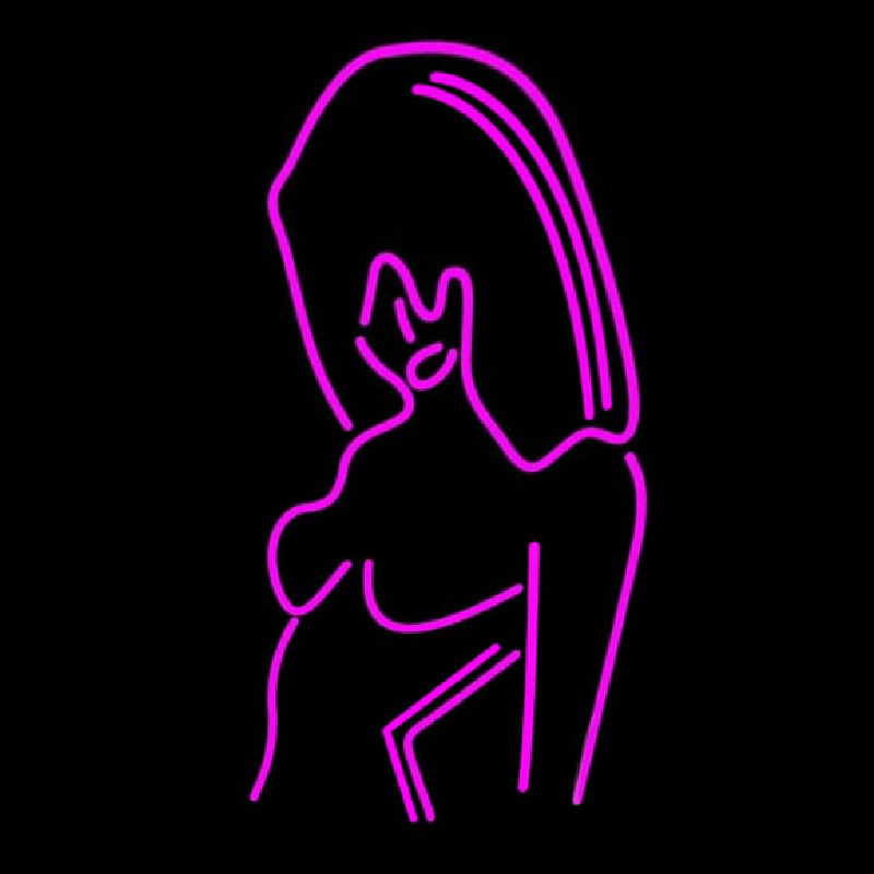 Custom Pink Girl Strip Club Neon Sign USA