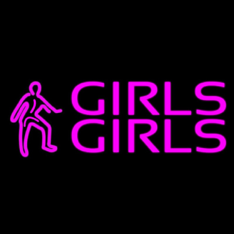 Custom Pink Girls Girls Girls Neon Sign USA