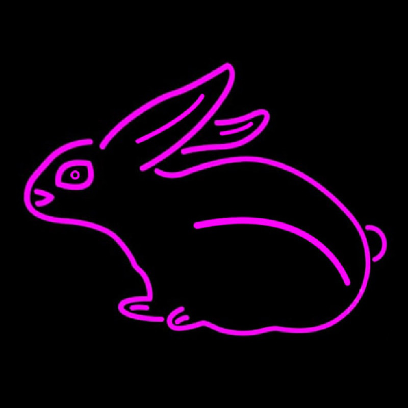Custom Pink Rabbit Neon Sign USA