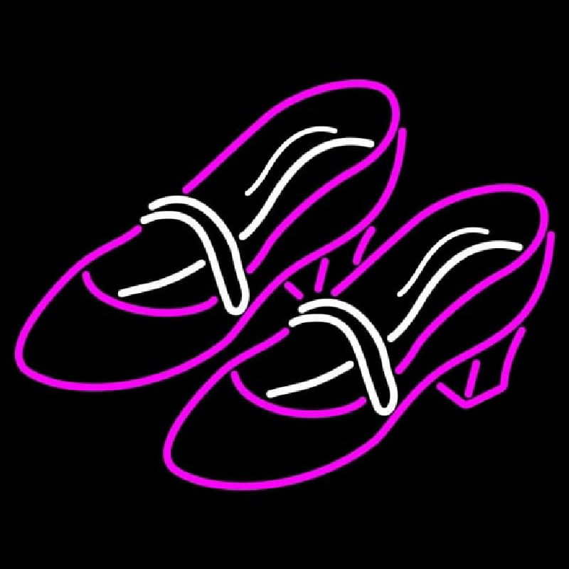 Custom Pink Sandal Heels Neon Sign USA