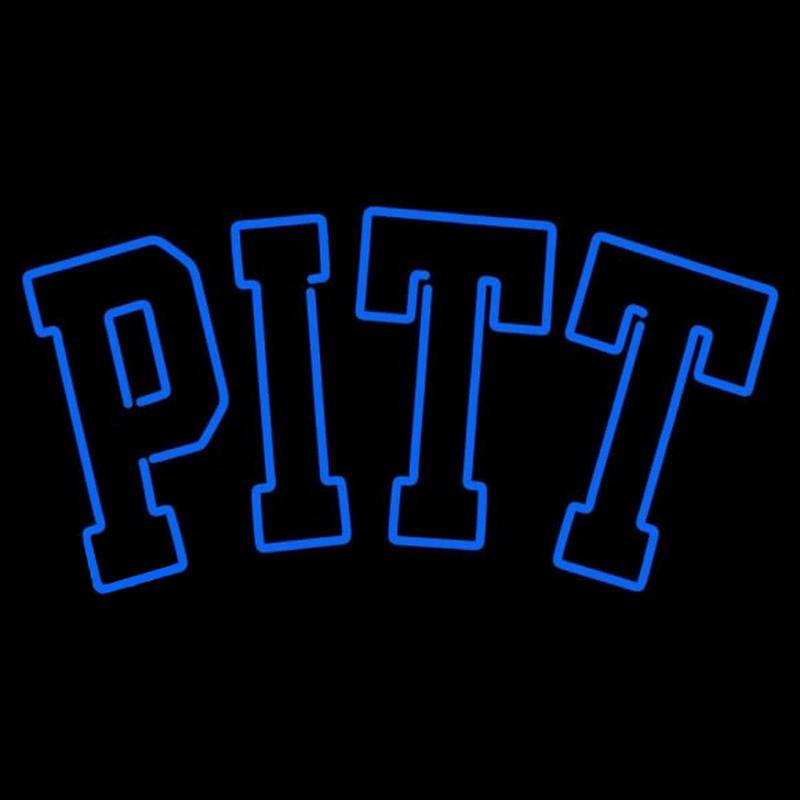 Custom Pittsburgh Panthers Primary 2005 Pres Logo NCAA Neon Sign Neon Sign USA