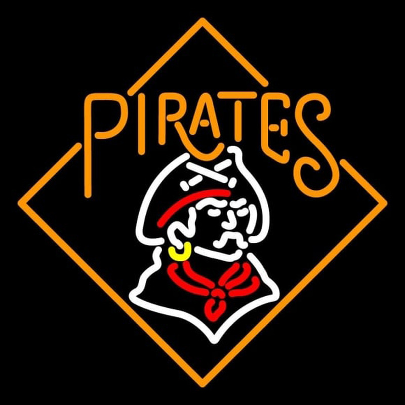 Custom Pittsburgh Pirates Primary 1987 1996 Logo MLB Neon Sign Neon Sign USA