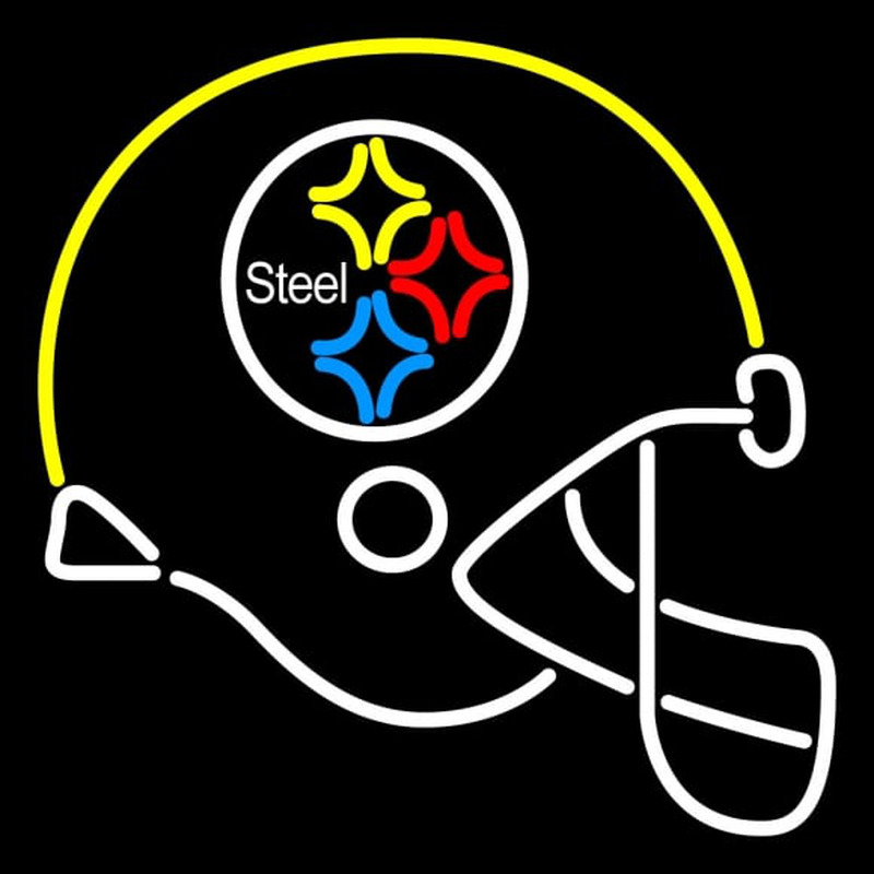 Custom Pittsburgh Steelers Helmet  Pres Logo NFL Neon Sign Neon Sign USA
