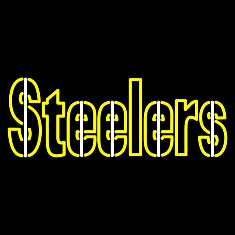Custom Pittsburgh Steelers Wordmark  Pres Logo NFL Neon Sign Neon Sign USA