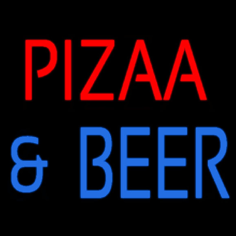 Custom Pizza And Beer Neon Sign USA